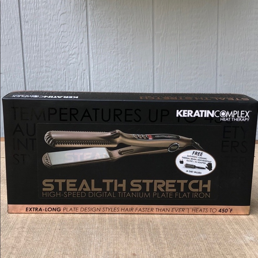 Stealth Stretch Flat Iron - Gold